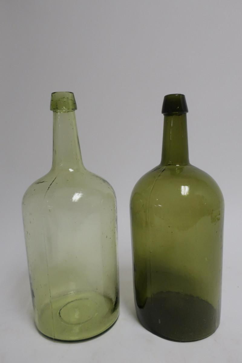 4 American Large Blown & Blown Mold Bottles