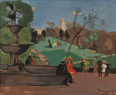 Image for Lot Nicolai Cikovsky - Central Park Fountain