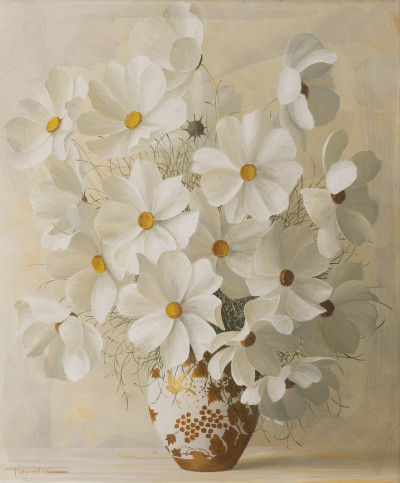 Image for Lot Elizabeth Rouviere - Cosmos Blancs