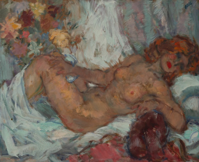 Image for Lot Bosc - Untitled (Reclining nude)
