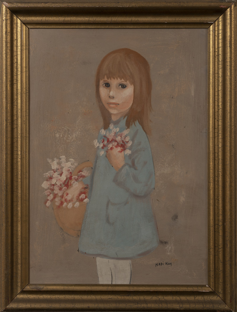 Nadi Ken - Girl with flowers