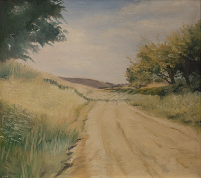 Image for Lot Unknown Artist - Untitled (Rural road)