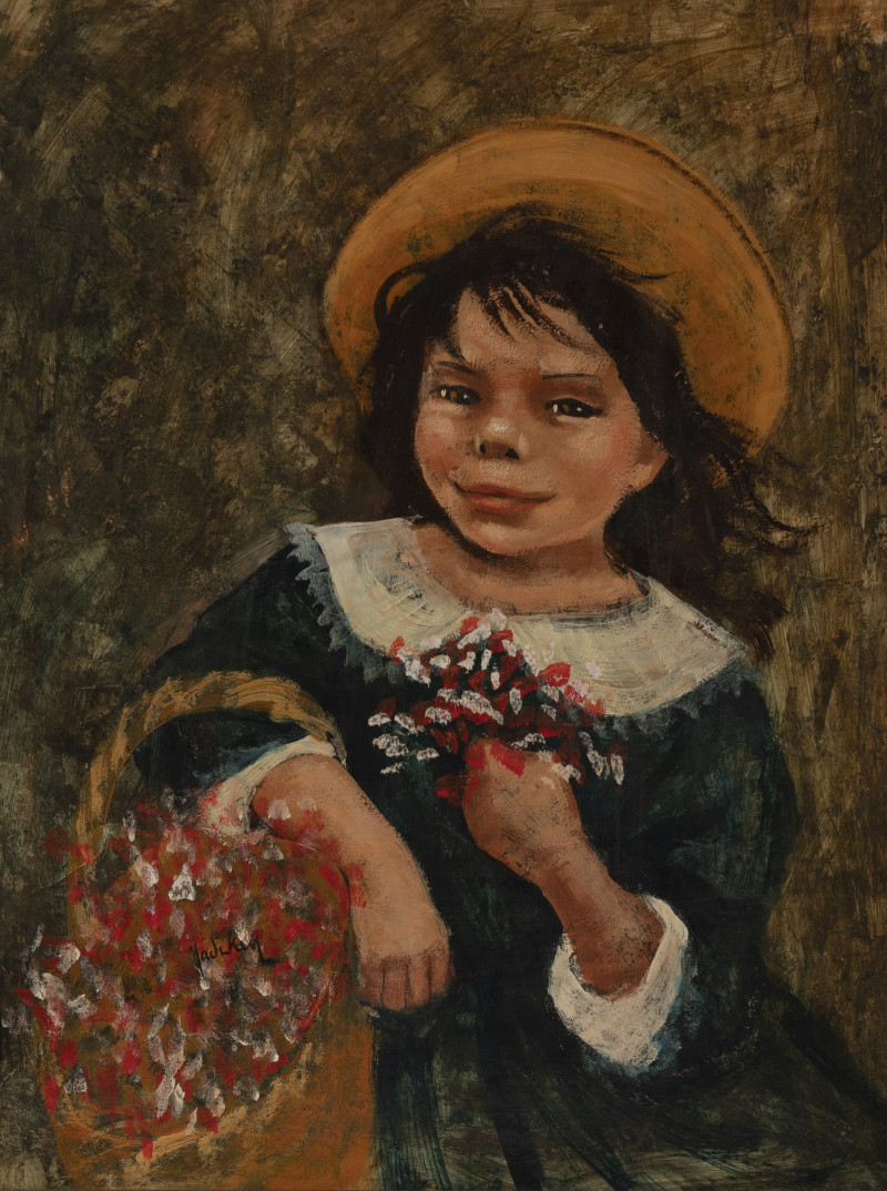 Nadi Ken - Portrait of a girl in a hat