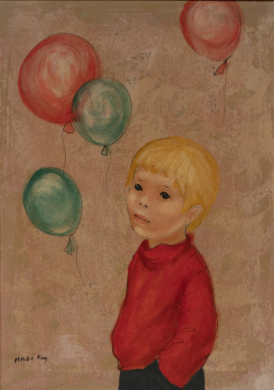 Nadi Ken - Boy with balloons