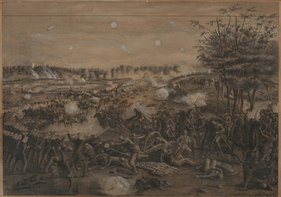 Image for Lot Artist Unknown - Study for Battle of Bull Run
