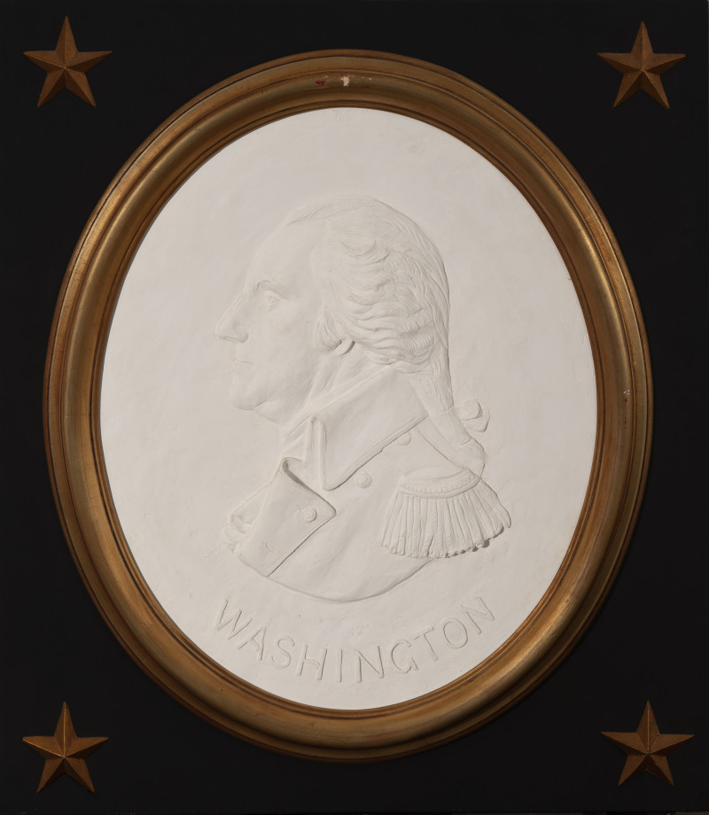 David Pryor Adickes - George Washington bas-relief