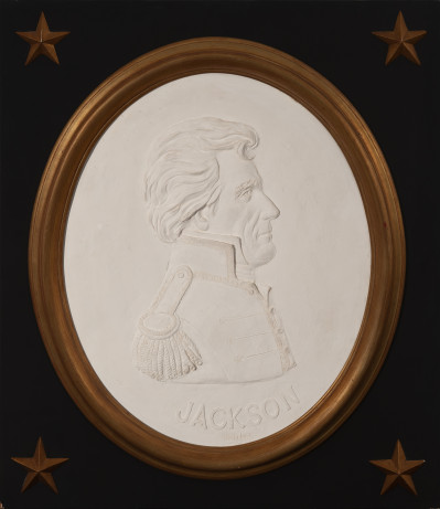 Image for Lot David Pryor Adickes - Andrew Jackson bas-relief