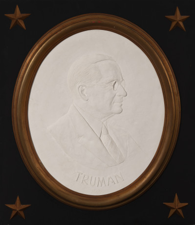Image for Lot David Pryor Adickes - Harry Truman bas-relief
