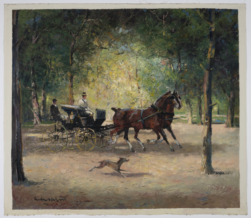Ludwig Gschossmann - Horse And Carriage Ride
