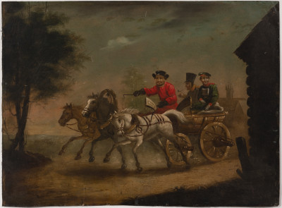 Artist Unknown - Untitled (Cart and riders)