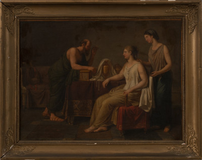 Artist Unknown - Aspasia and Socrates