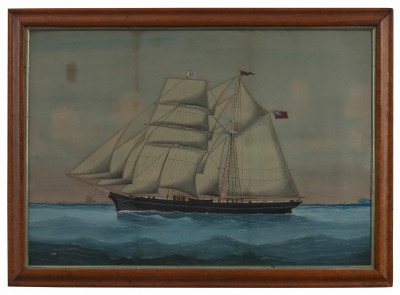 Unknown Artist - Untitled (Clipper ship)