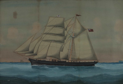 Unknown Artist - Untitled (Clipper ship)