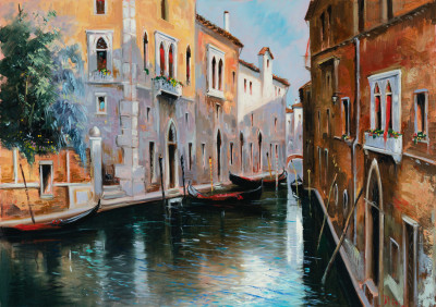 Stan Pitri - Serene Canal in Venice