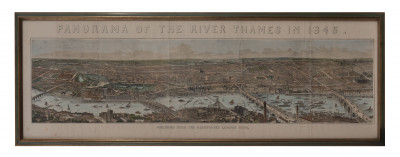 Artist Unknown - The Illustrated London News Panorama of London and the River Thames