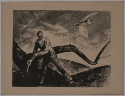 Henry Pitz - The White Bird Passes, ten (10) etchings