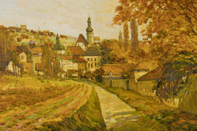 Malva (Omar Hamdi) - Autumn Path through Village