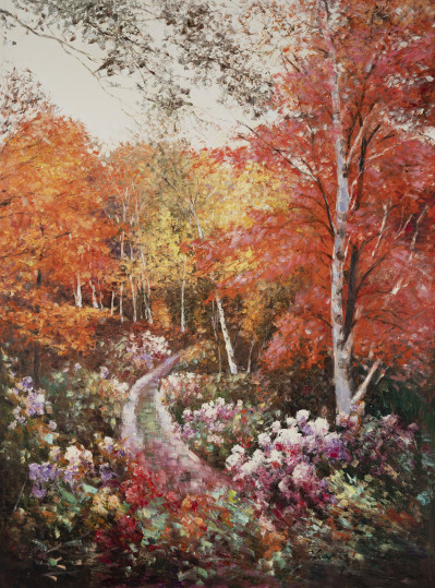 Image for Lot Charles Zhan - Autumn Path