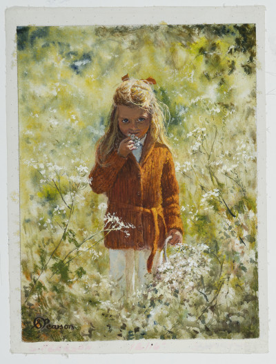 Stephen Pearson - Girl In Flower Field