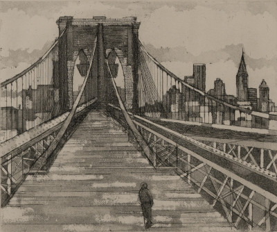 Image for Lot Jack Bilander - Brooklyn Bridge