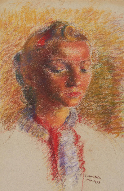 Image for Lot Clara Klinghoffer - Untitled (Portrait of a young woman)