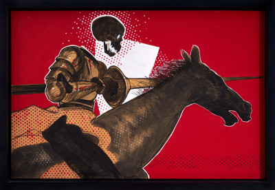 Elliot Lang - Untitled (Red knight)
