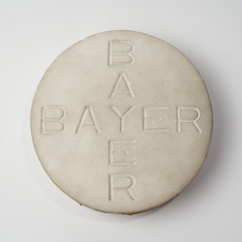 Unknown Artist - oversized Bayer Aspirin Pill