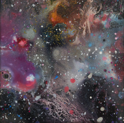 Image for Lot Unknown Artist - Untitled (Sparkly Galaxy)