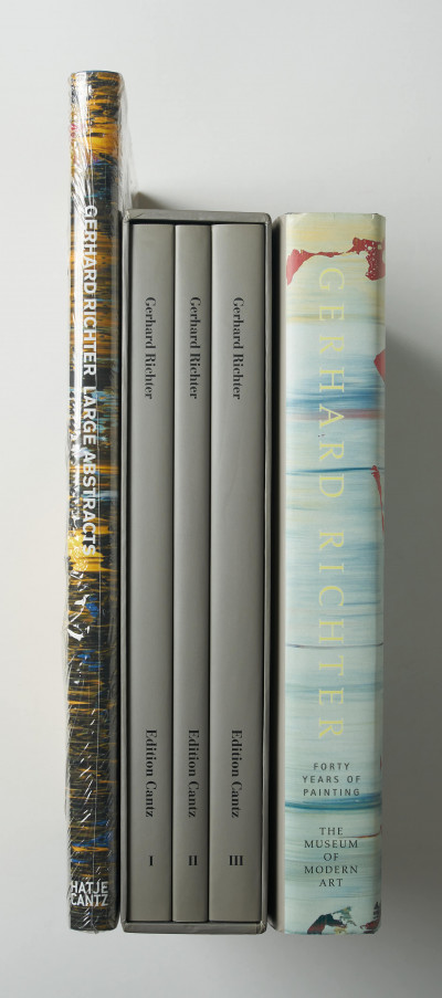 Group of Gerhard Richter books