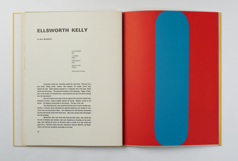 Ellsworth Kelly - Derrière le Miroir no. 149: Ellsworth Kelly