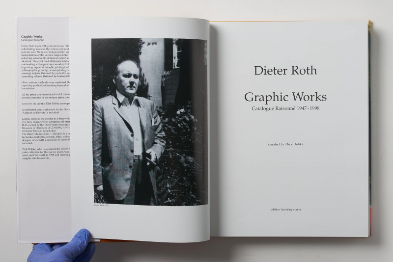 Dieter Roth Graphic Works Catalogue Raisonné 1947-1998