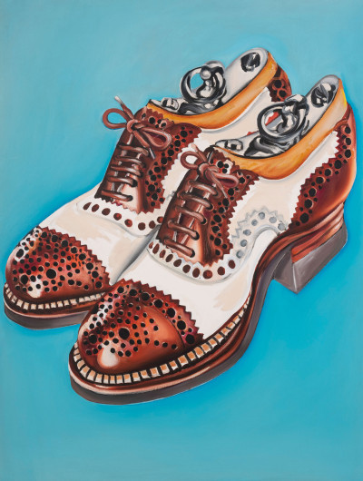 Raoul Middleman - Untitled (Oxford Wingtip Shoes)