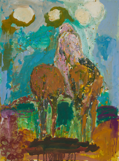 Unknown Artist - Untitled (Horse and rider)