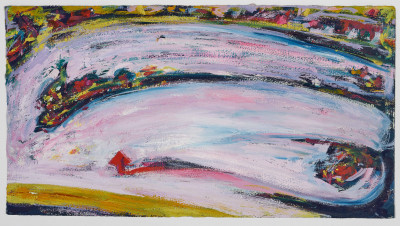Robert Schaberl - Untitled (Pink, blue, yellow)