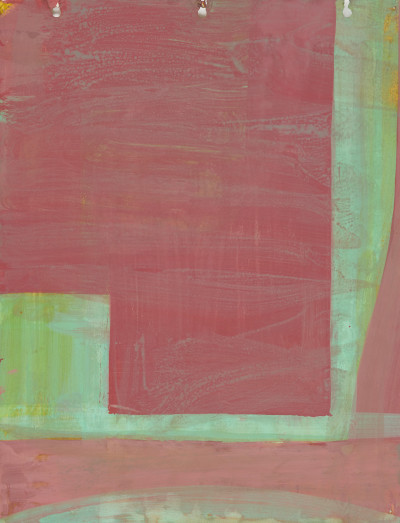 Scott Kelley - Untitled (Red on green)