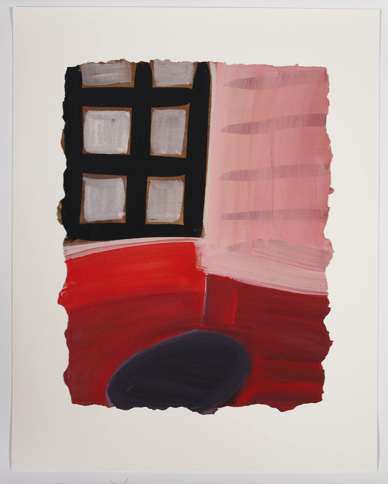 Nancy Tokar Miller - Two abstract interior scenes