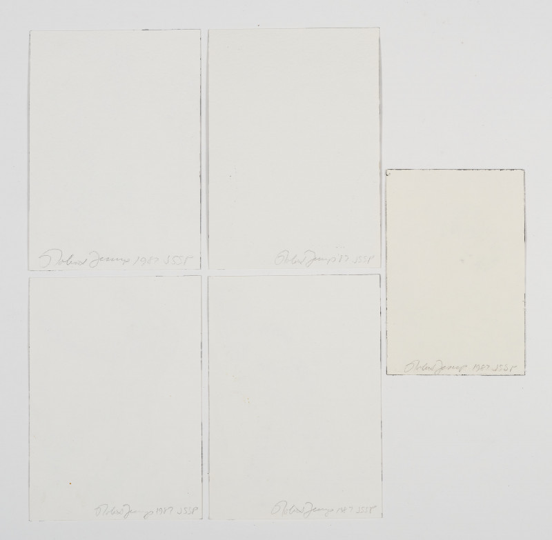 Robert Jessup - Group, five (5) works on paper