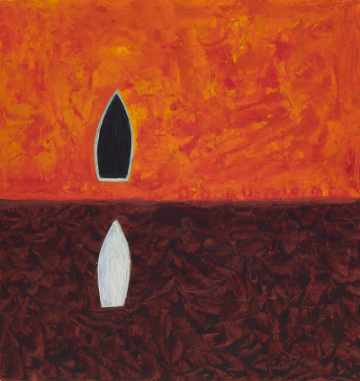 Image for Lot Rex Lau - Untitled (Orange and brown)