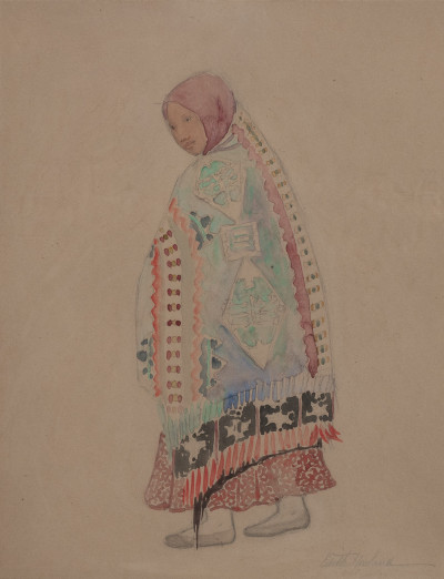 Image for Lot Edith Hamilton - Untitled (Native woman)
