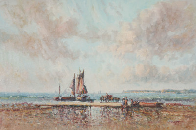 Image for Lot Laszlo Ritter - Beached Boats
