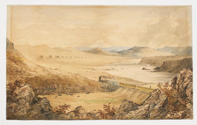 after Albert Bierstadt - Mount Hood