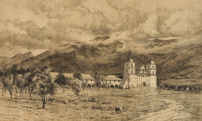Peter Moran - Santa Barbara Mission Founded 1786