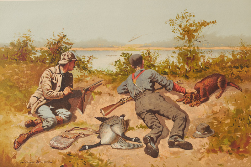 Frederic Remington - Group of three (3) Western scenes