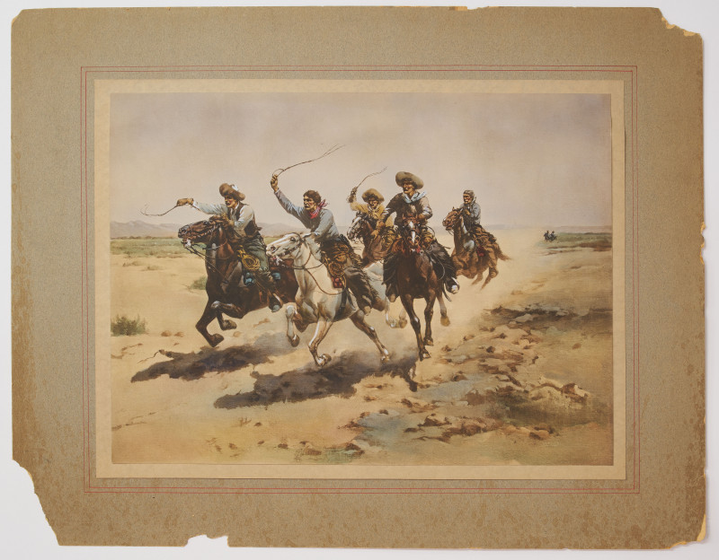 Frederic Remington - Group of three (3) Western scenes
