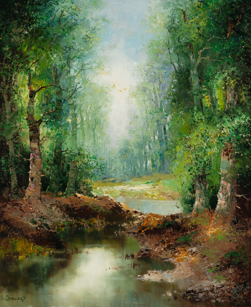 Willi Bauer - Green Forest