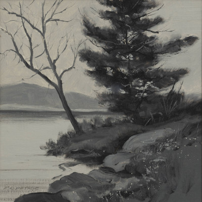Ferdinard Petrie - Group, two (2) Lake scenes