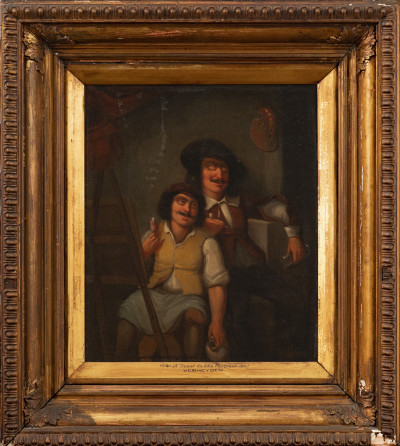 François Verheyden - A toast to the portrait