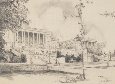 Image for Lot Unknown Artist - The Capital - West Front