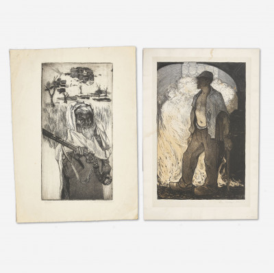 Image for Lot Various Artists - Group, two (2) Figurative prints