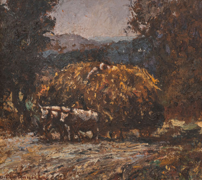 Image for Lot Unknown Artist - Hay Cart